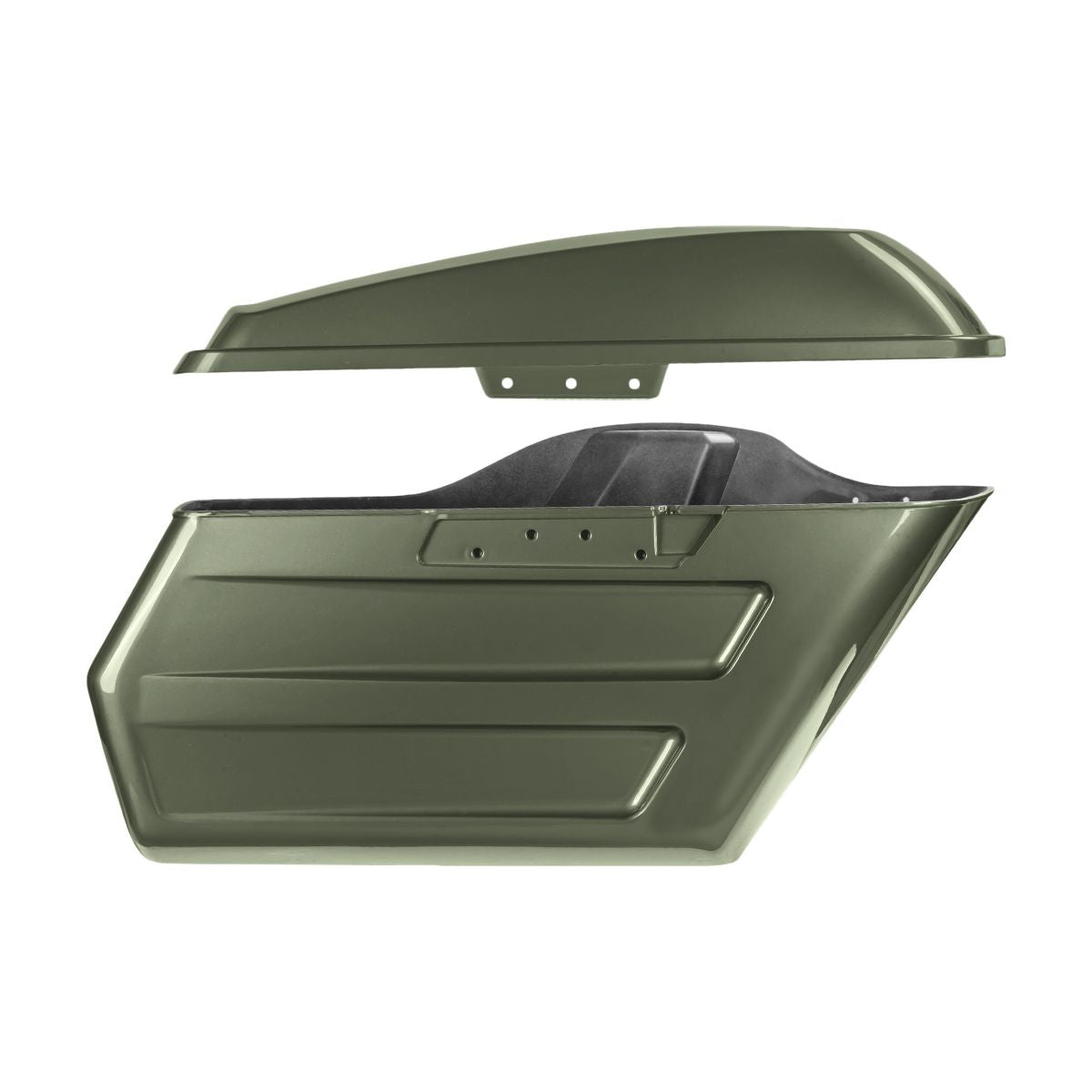 Hogworkz Color Matched Chopped Hardline Saddlebags for Harley® Touring '14-'23