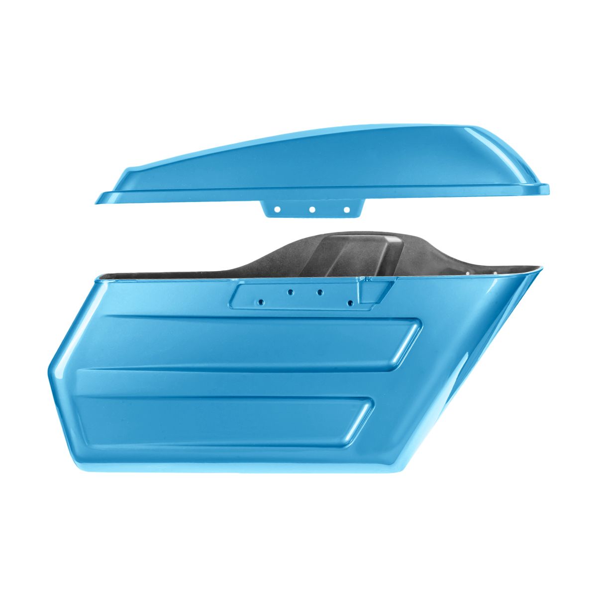 Hogworkz Color Matched Chopped Hardline Saddlebags for Harley® Touring '14-'23