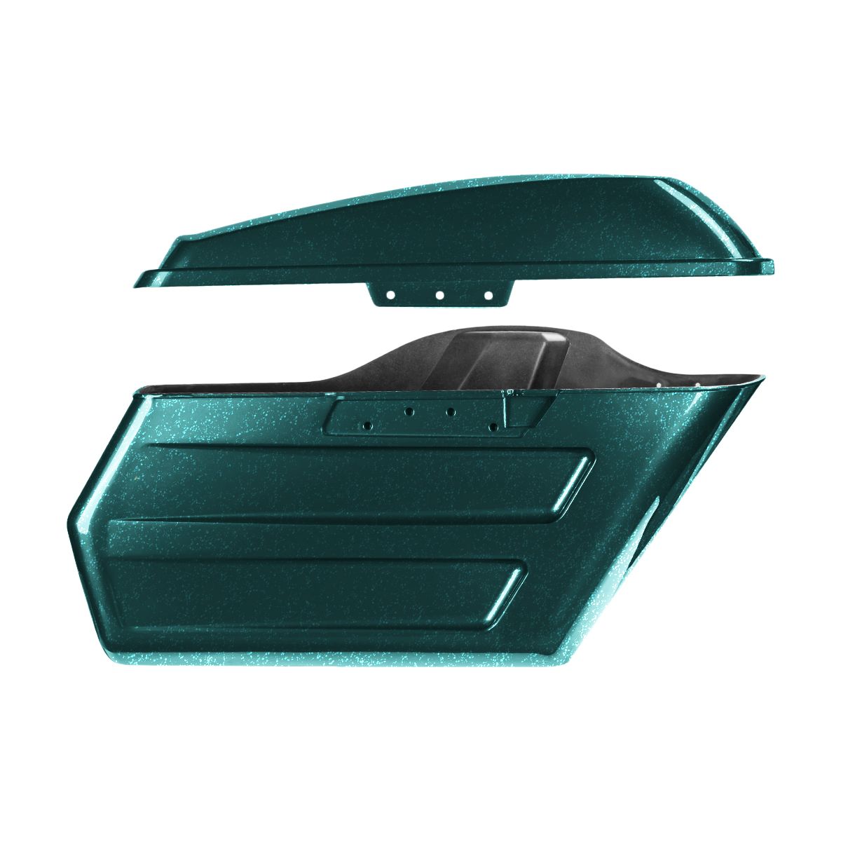 Hogworkz Color Matched Chopped Hardline Saddlebags for Harley® Touring '14-'23