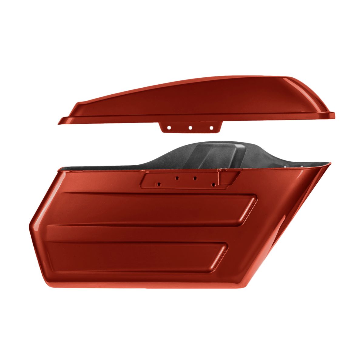 Hogworkz Color Matched Chopped Hardline Saddlebags for Harley® Touring '14-'23