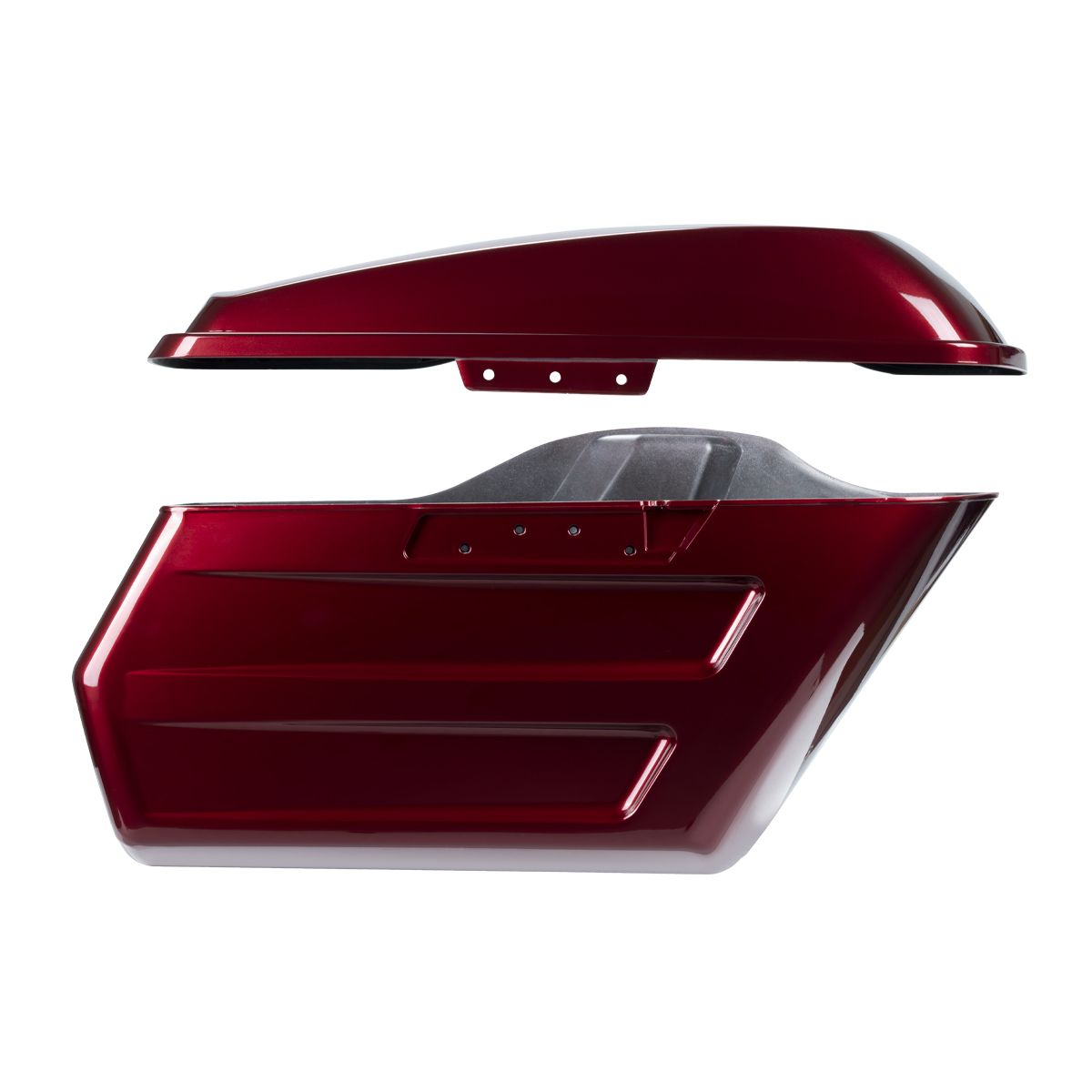 Hogworkz Color Matched Chopped Hardline Saddlebags for Harley® Touring '14-'23
