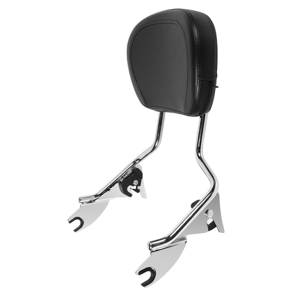 Hogworkz Chrome Detachable Tall Boy Sissy Bar Backrest for Harley® Touring '09-'26