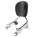 Hogworkz Chrome Detachable Shorty Sissy Bar Backrest for Harley® Touring '09-'26