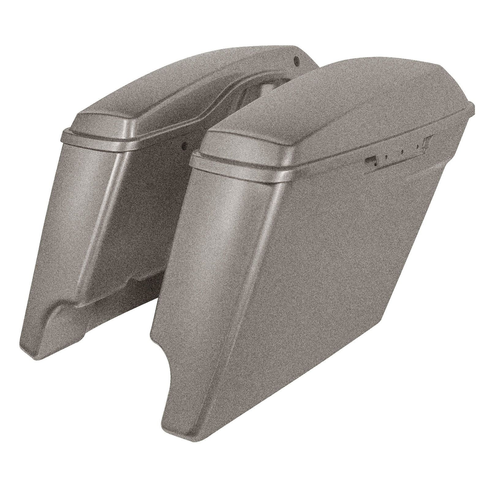 Hogworkz Color Matched 4" Dual Cut Stretched Saddlebags for Harley® Touring '14-'23
