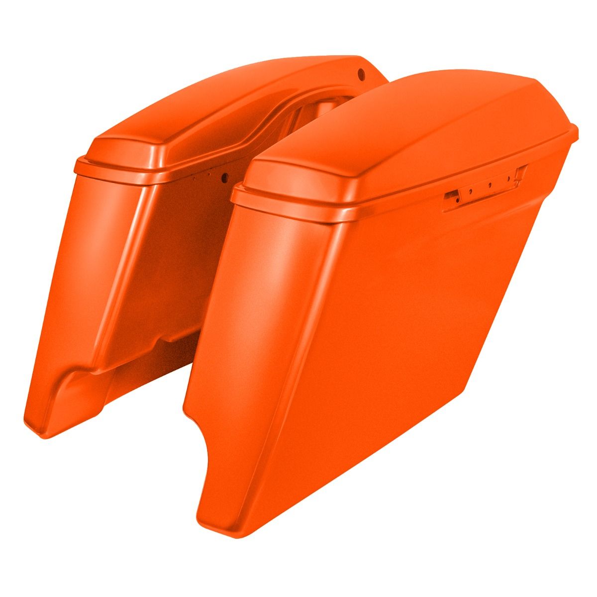 Hogworkz Color Matched 4" Dual Cut Stretched Saddlebags for Harley® Touring '14-'23
