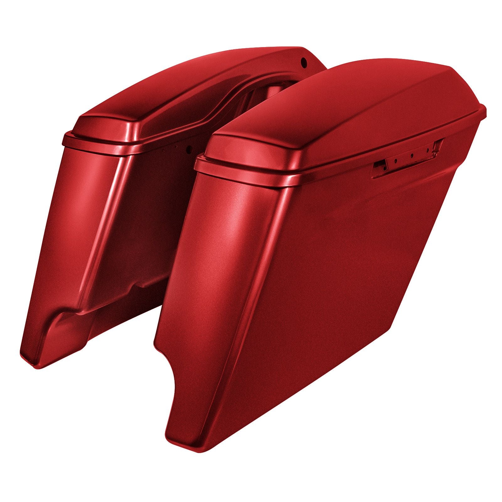 Hogworkz Color Matched 4" Dual Cut Stretched Saddlebags for Harley® Touring '14-'23