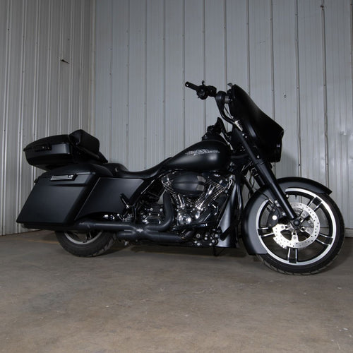 Hogworkz Color Matched 4" Dual Cut Stretched Saddlebags for Harley® Touring '14-'23