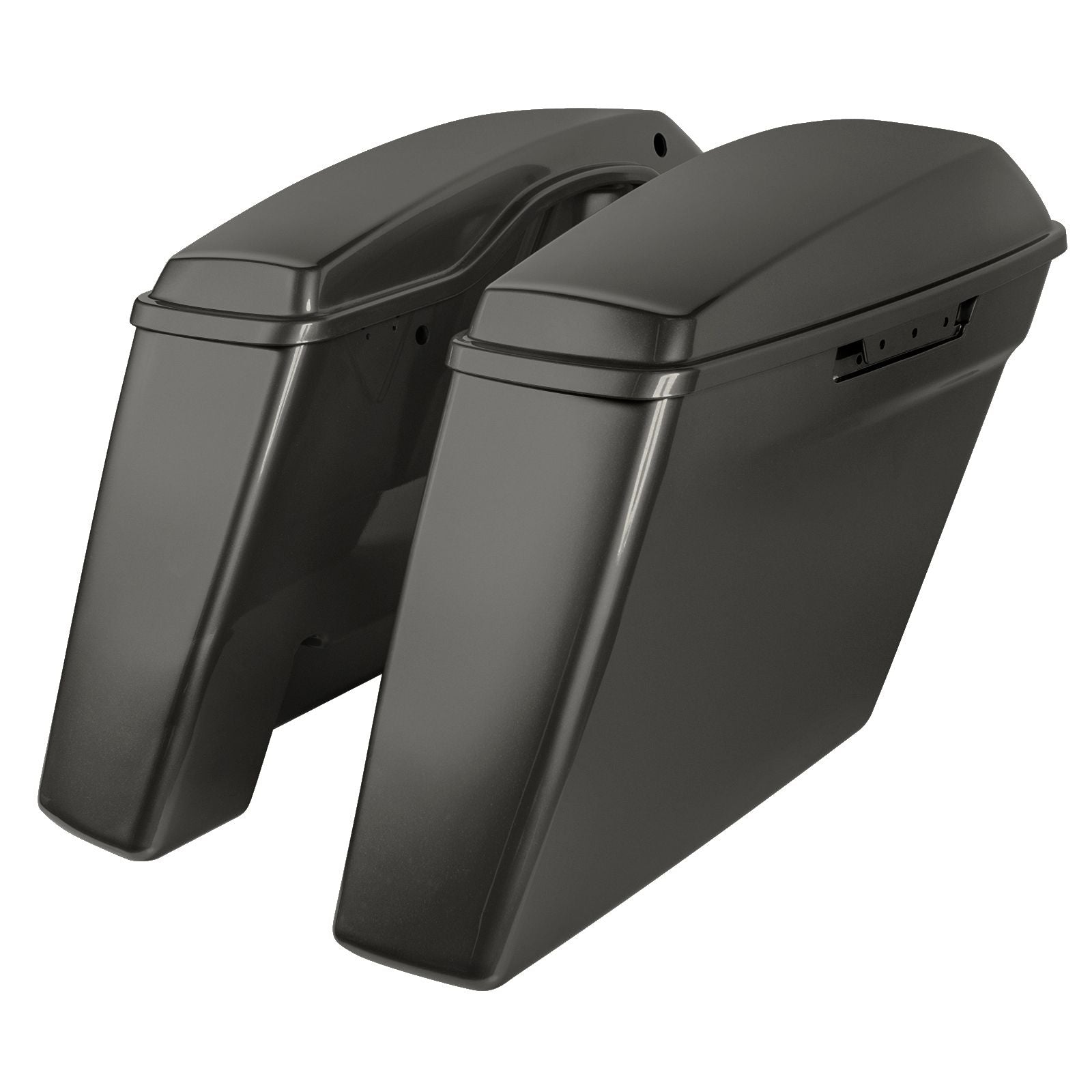 Hogworkz Color Matched Dual Blocked Extended 4" Stretched Saddlebags for Harley® Touring '14-'23