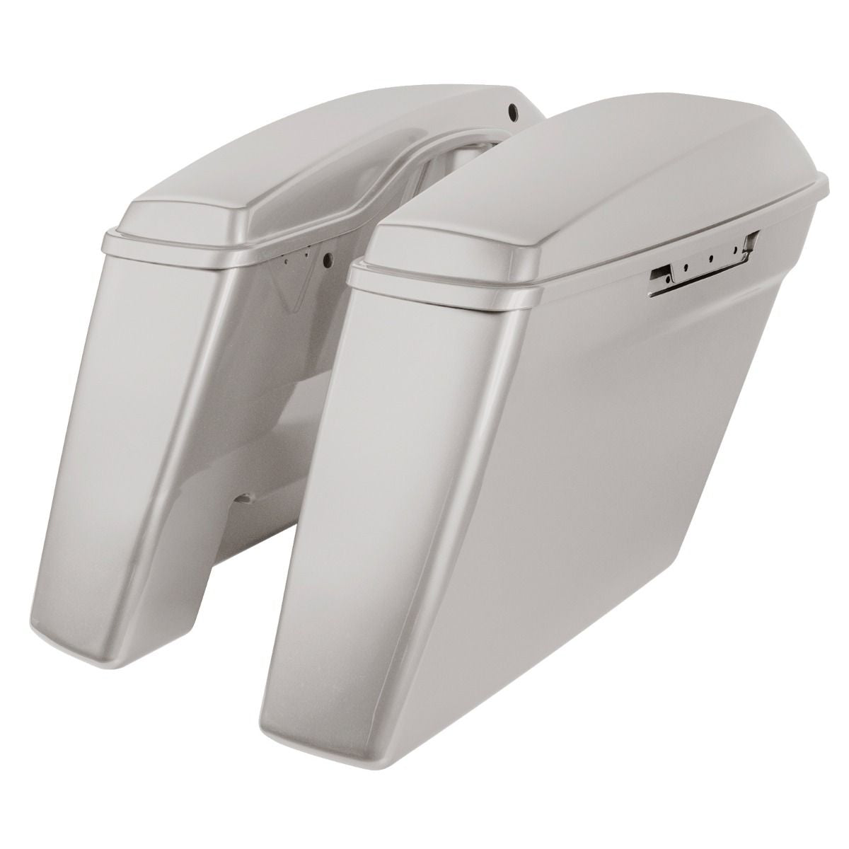 Hogworkz Color Matched Dual Blocked Extended 4" Stretched Saddlebags for Harley® Touring '14-'23