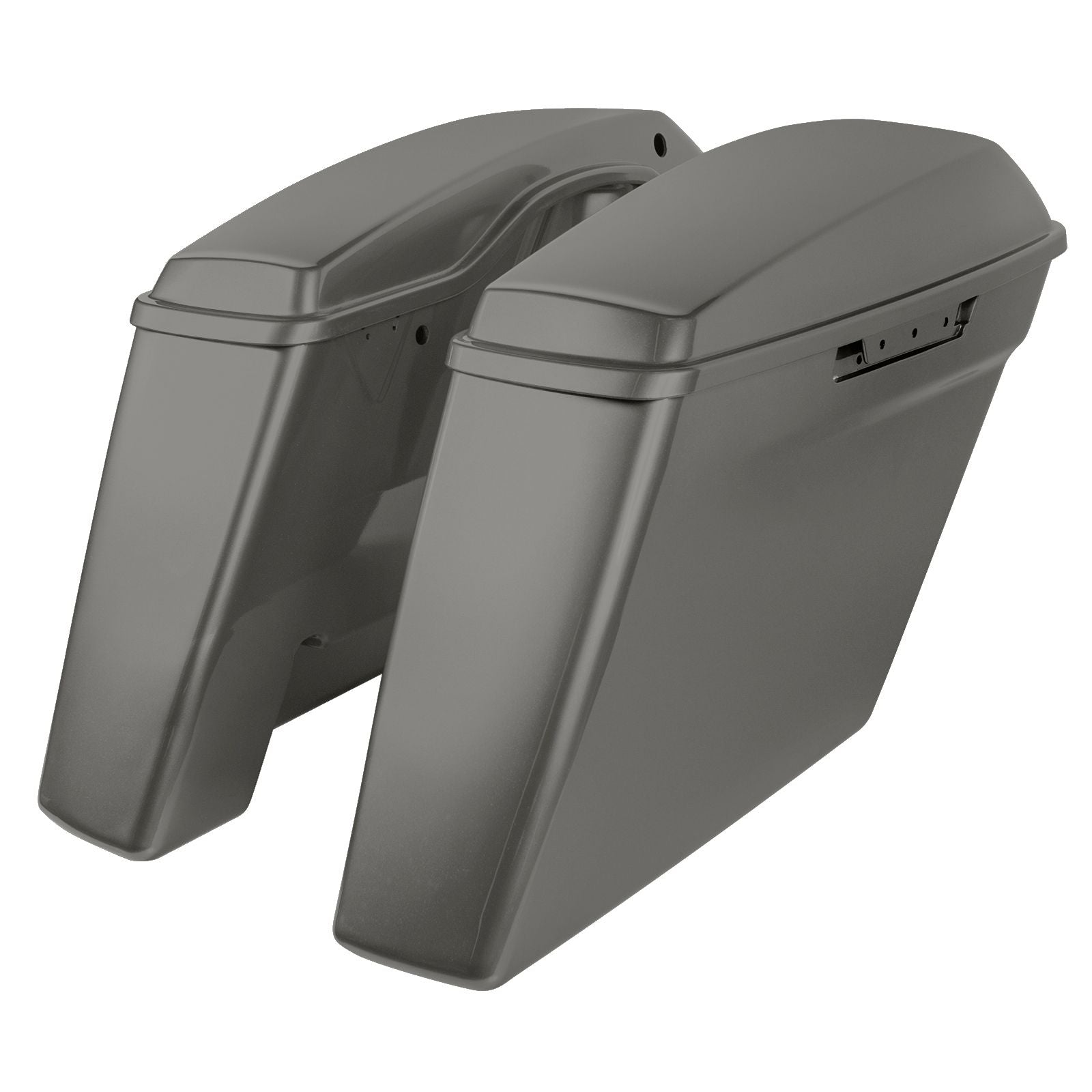 Hogworkz Color Matched Dual Blocked Extended 4" Stretched Saddlebags for Harley® Touring '14-'23