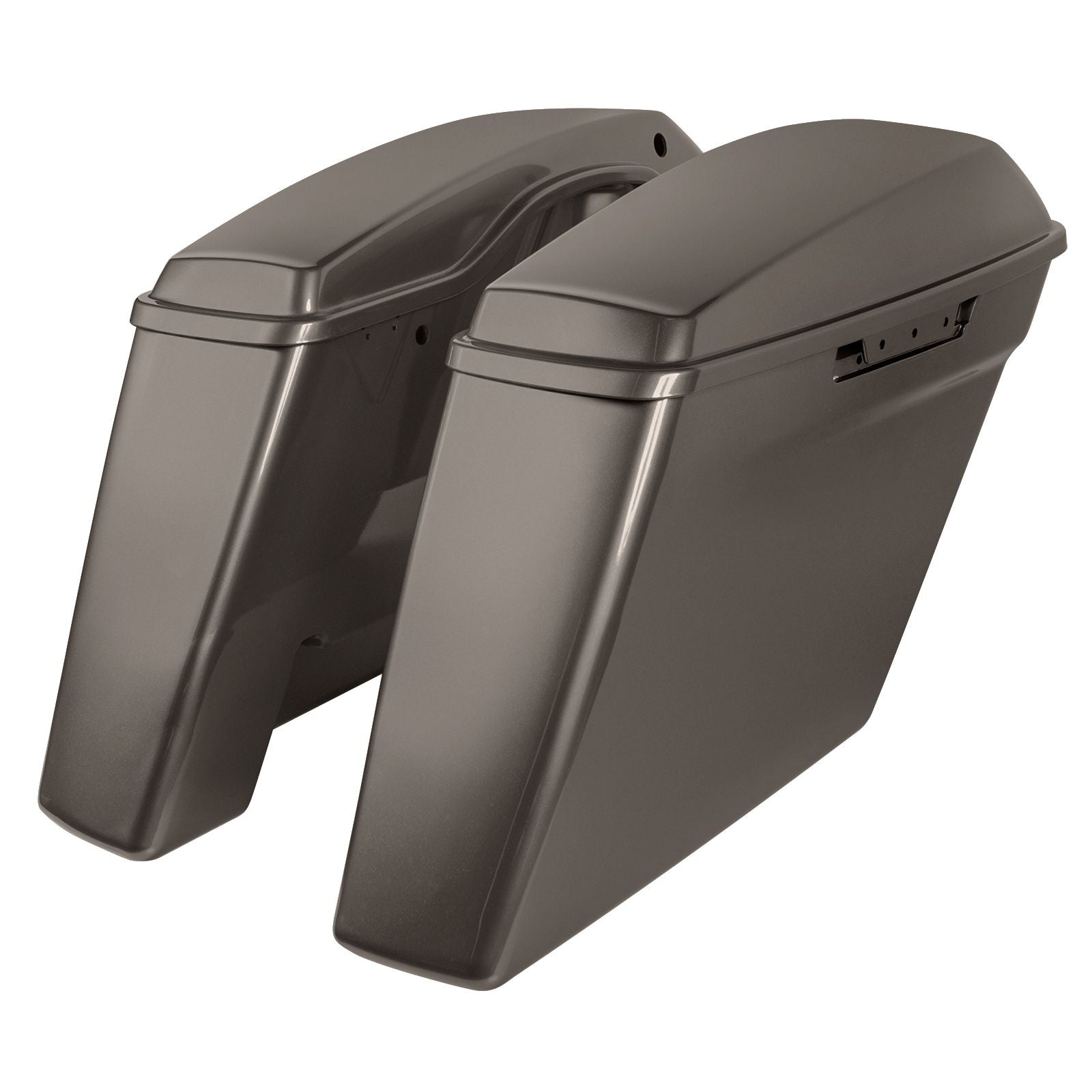 Hogworkz Color Matched Dual Blocked Extended 4" Stretched Saddlebags for Harley® Touring '14-'23