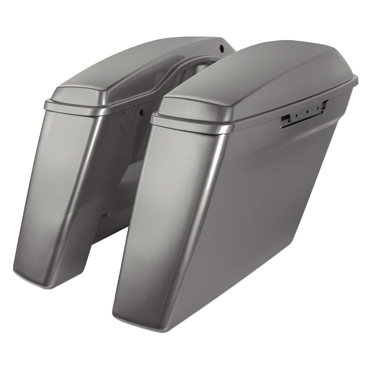 Hogworkz Color Matched Dual Blocked Extended 4" Stretched Saddlebags for Harley® Touring '14-'23
