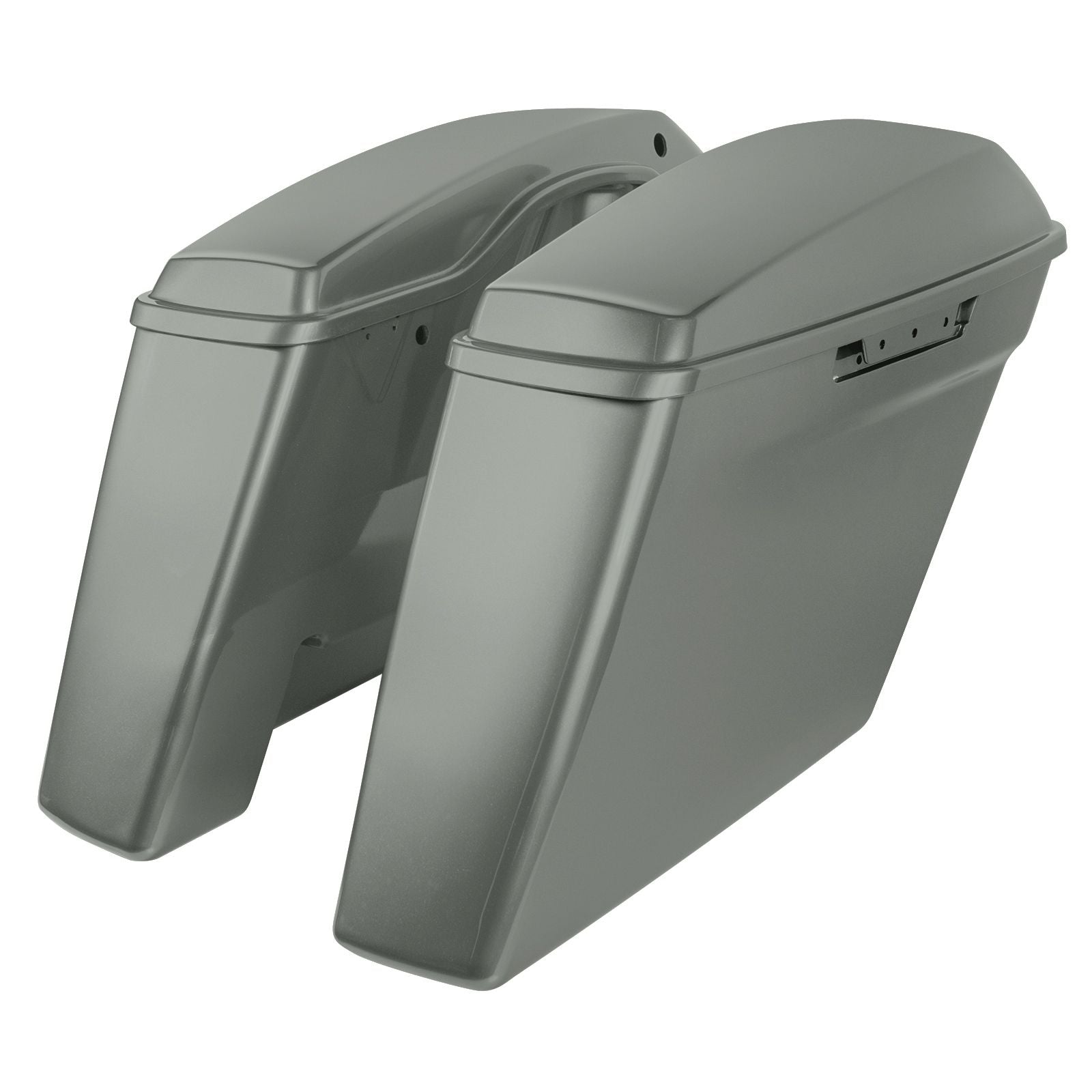 Hogworkz Color Matched Dual Blocked Extended 4" Stretched Saddlebags for Harley® Touring '14-'23
