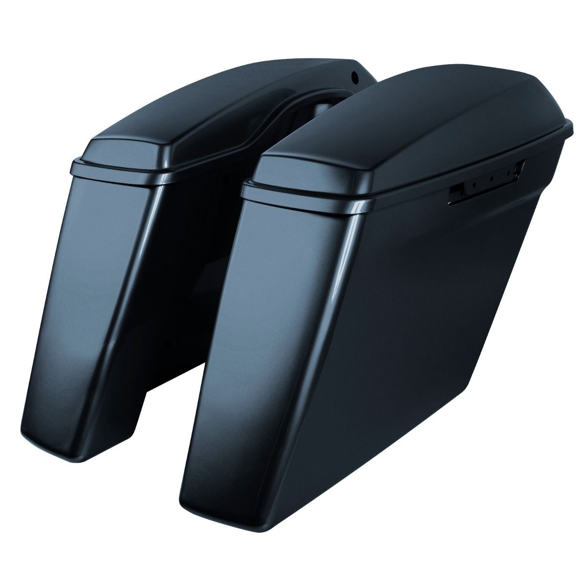 Hogworkz Color Matched Dual Blocked Extended 4" Stretched Saddlebags for Harley® Touring '14-'23