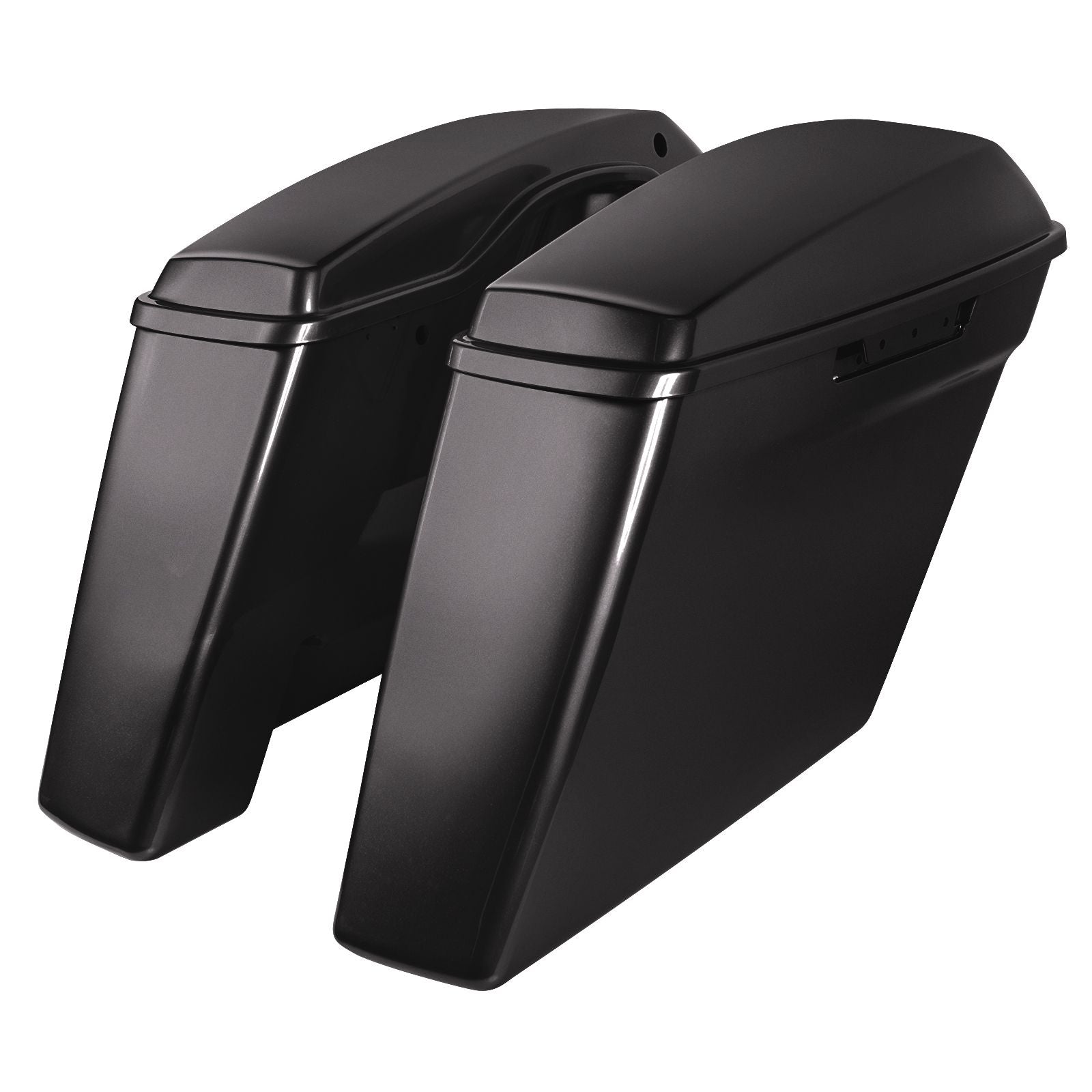 Hogworkz Color Matched Dual Blocked Extended 4" Stretched Saddlebags for Harley® Touring '14-'23