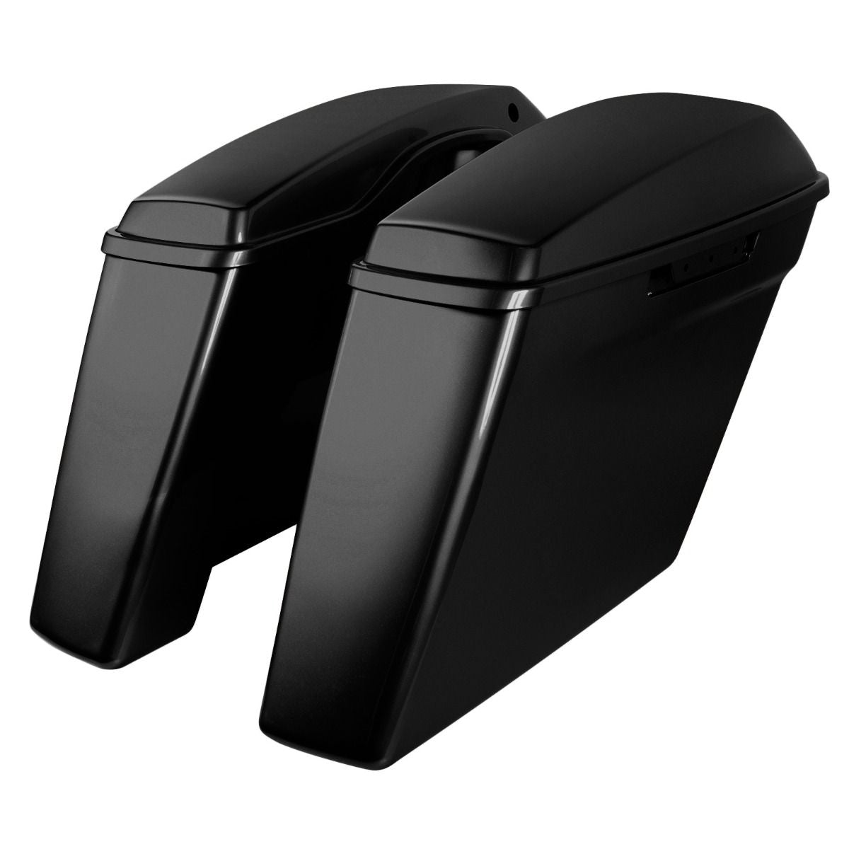 Hogworkz Color Matched Dual Blocked Extended 4" Stretched Saddlebags for Harley® Touring '14-'23