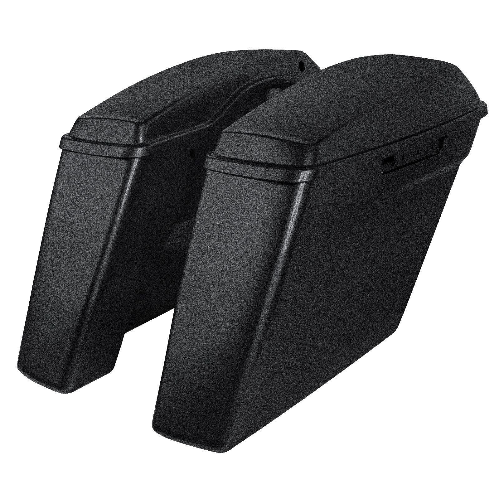 Hogworkz Color Matched Dual Blocked Extended 4" Stretched Saddlebags for Harley® Touring '14-'23