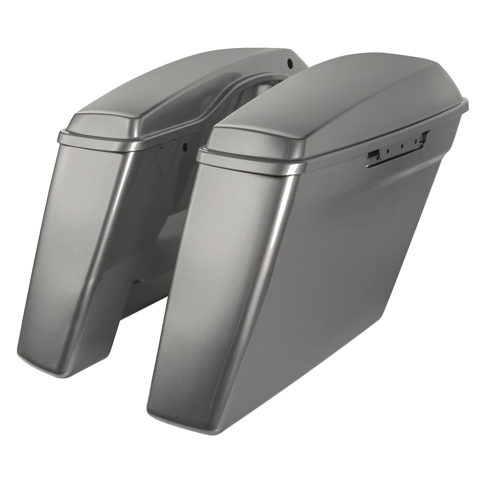 Hogworkz Color Matched Dual Blocked Extended 4" Stretched Saddlebags for Harley® Touring '14-'23