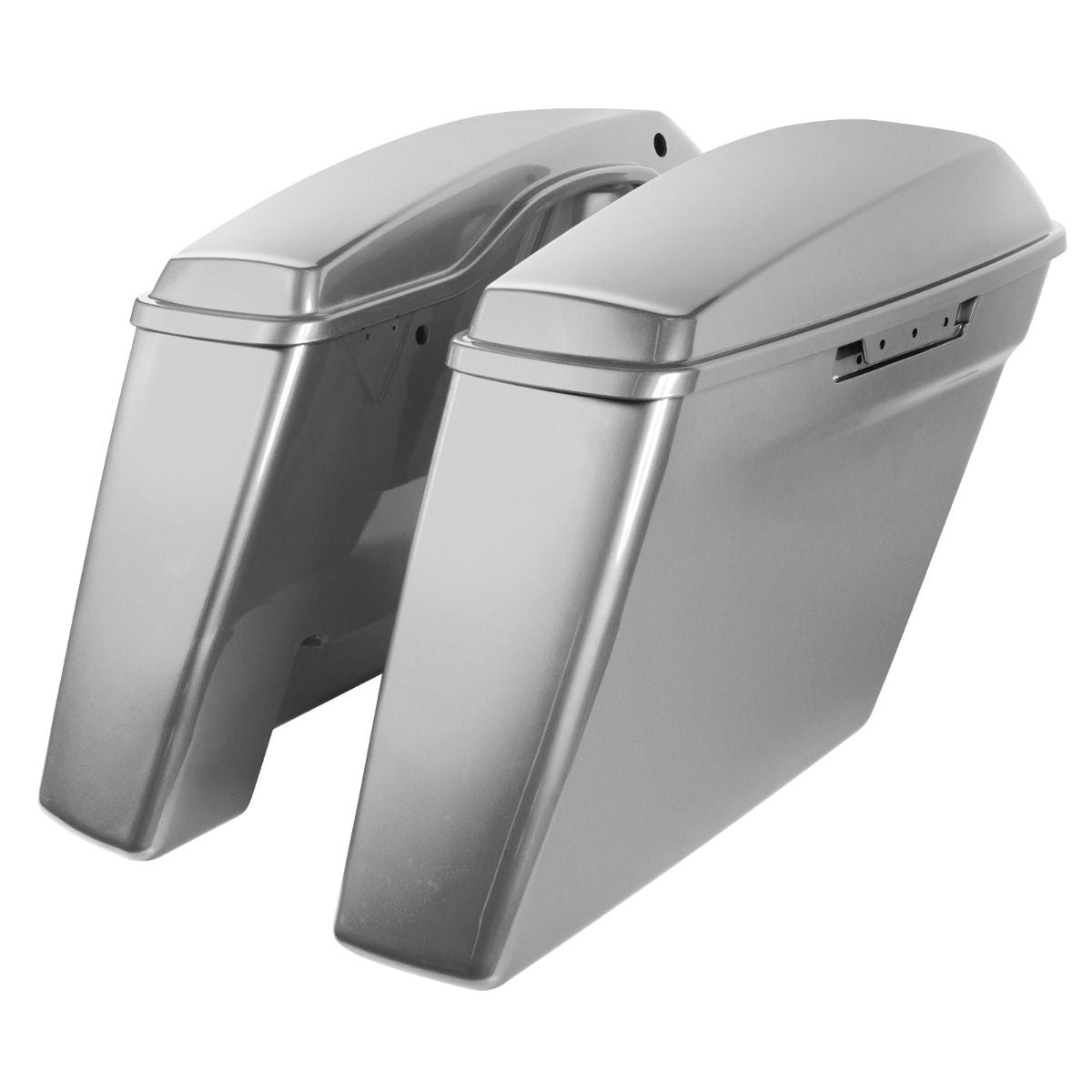 Hogworkz Color Matched Dual Blocked Extended 4" Stretched Saddlebags for Harley® Touring '14-'23
