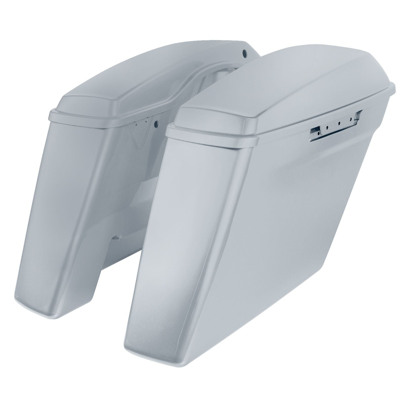Hogworkz Color Matched Dual Blocked Extended 4" Stretched Saddlebags for Harley® Touring '14-'23