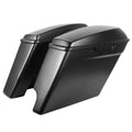 Hogworkz Color Matched 2-Into-1 Extended 4" Stretched Saddlebags for Harley® Touring '14-'23