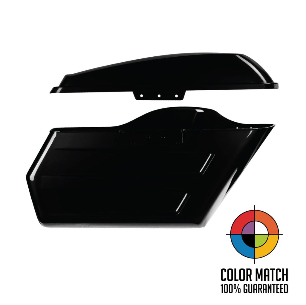Hogworkz Color Matched Chopped Hardline Saddlebags for Harley® Touring '14-'23